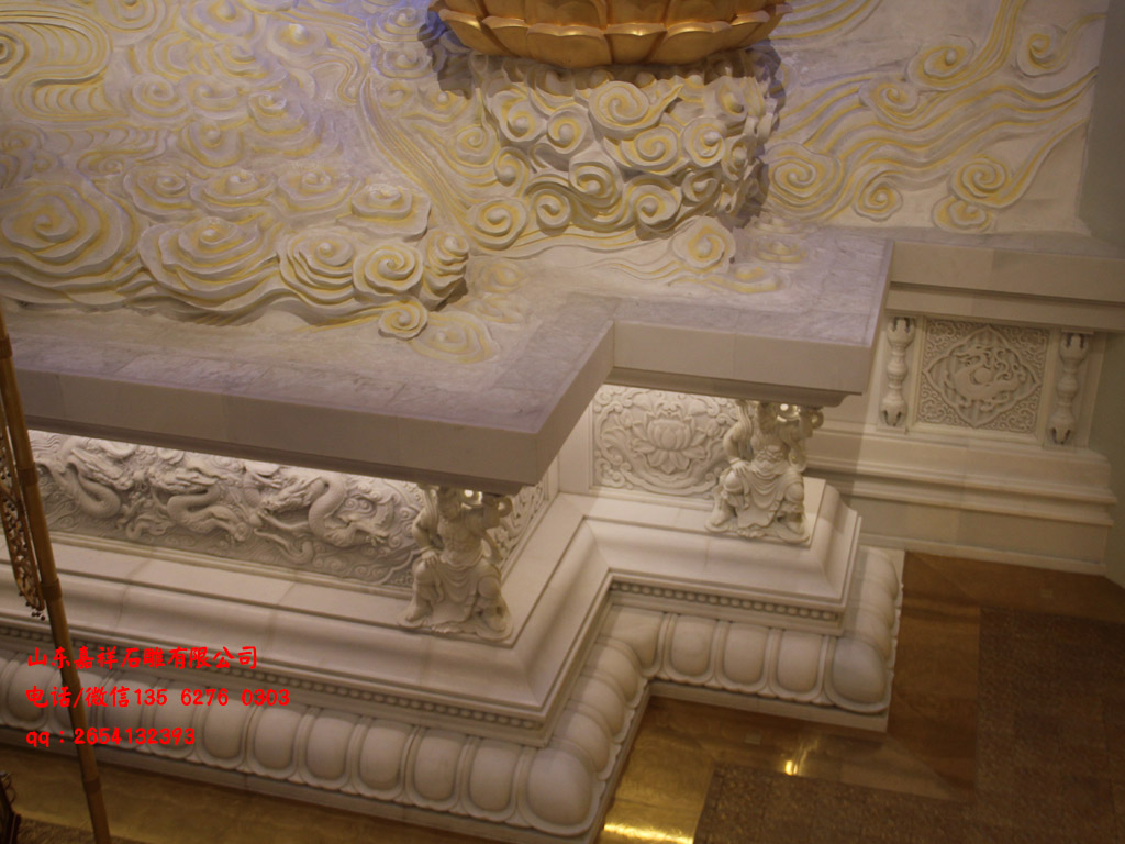 寺院石雕佛臺(tái)圖片