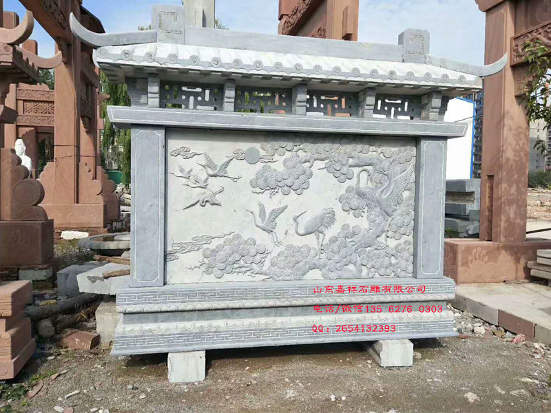 石雕照壁圖片
